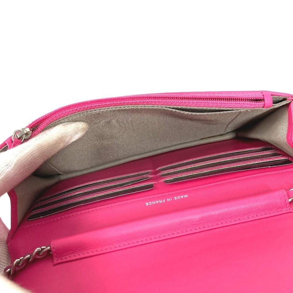 CHANEL Authentic Pink Leather Wallet - Picture 11 of 16